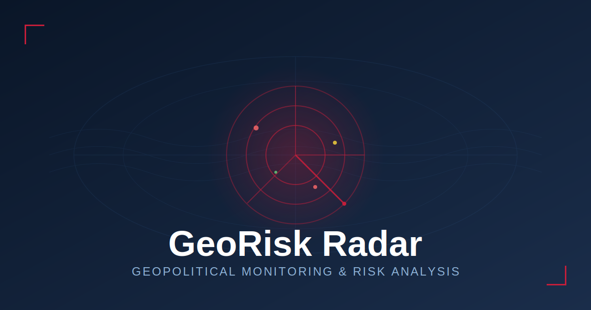 Explain Risk Radar GeoRisk Radar - AI-Driven Geopolitical Risk Monitoring